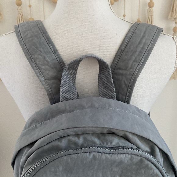 Kipling grey 14” backpack small size bag nylon kids school preschool - Picture 2 of 16